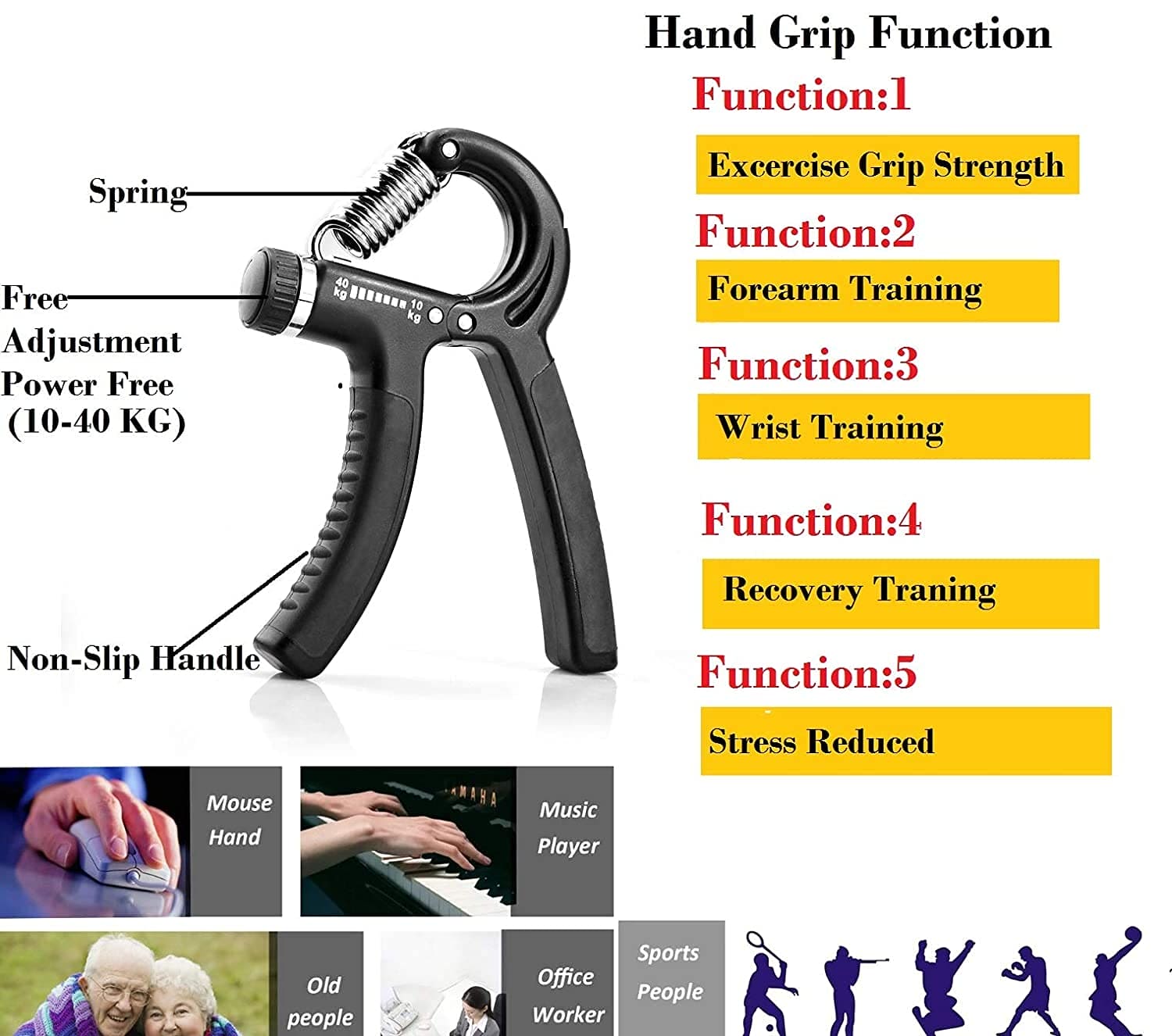 Hand Gripper for arm Exerciser - DEBIK