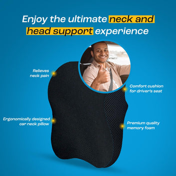 Memory Foam Car Neckrest Pillow
