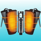 Air Compression Leg Massager With Heat